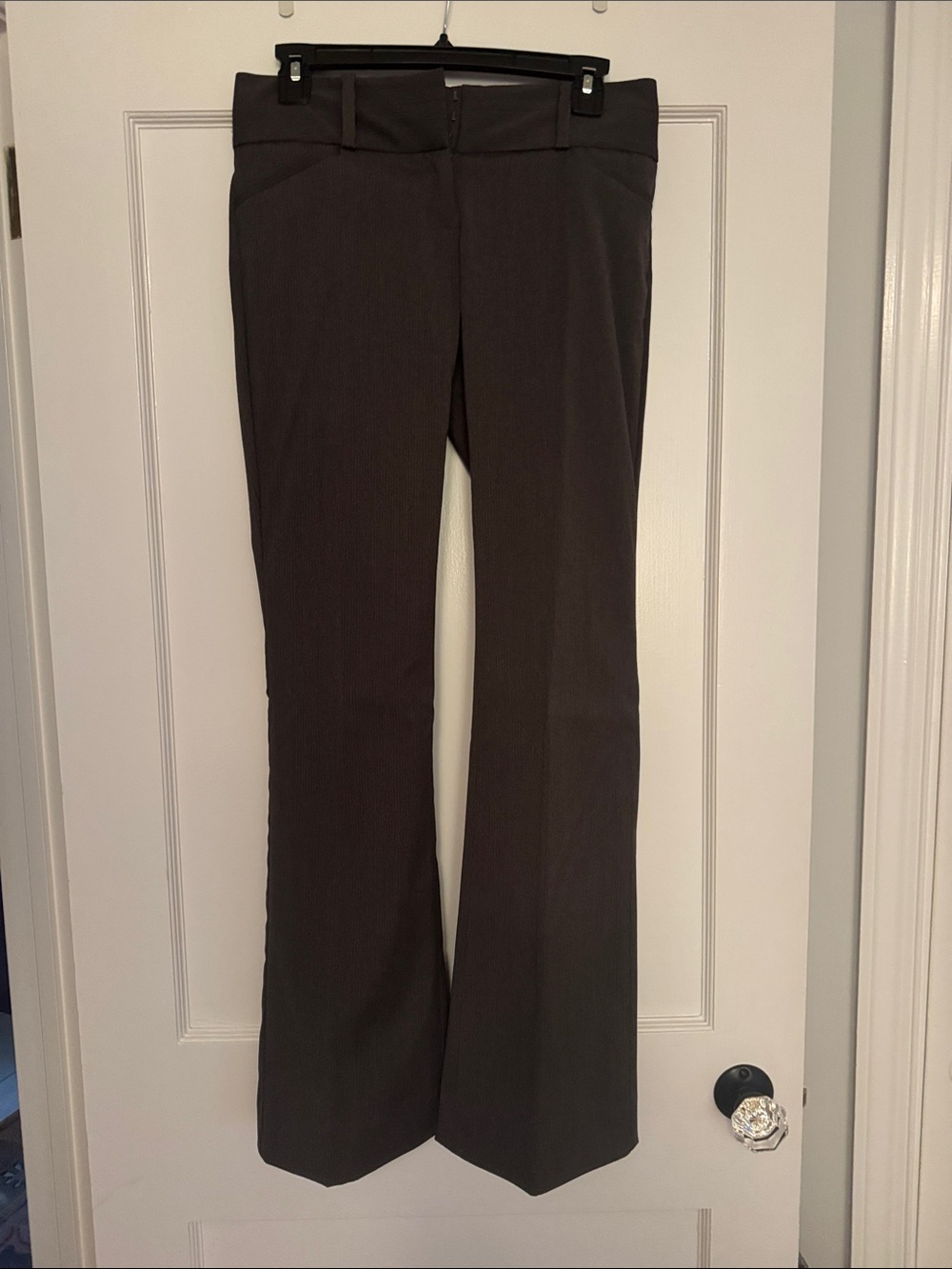 The Limited Dark Brown Bootcut Dress Pants